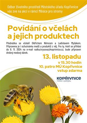 Povídání o včelách a jejich produktech