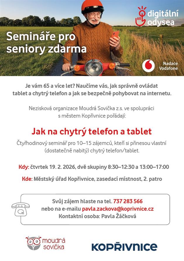 Jak na chytrý tablet a telefon - plakát