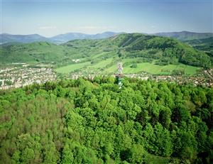 Letecký pohled na Bílou horu