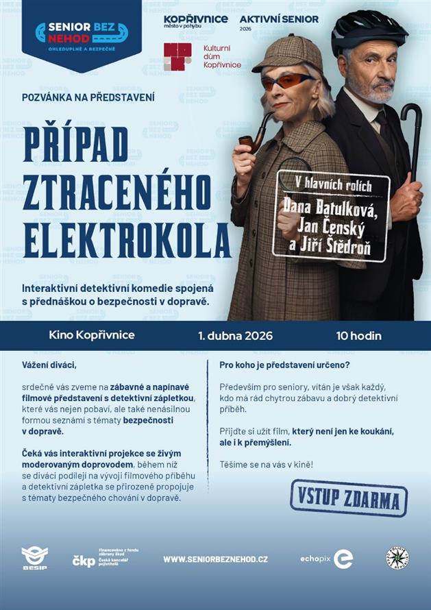 Případ ztraceného elektrokola - plakát