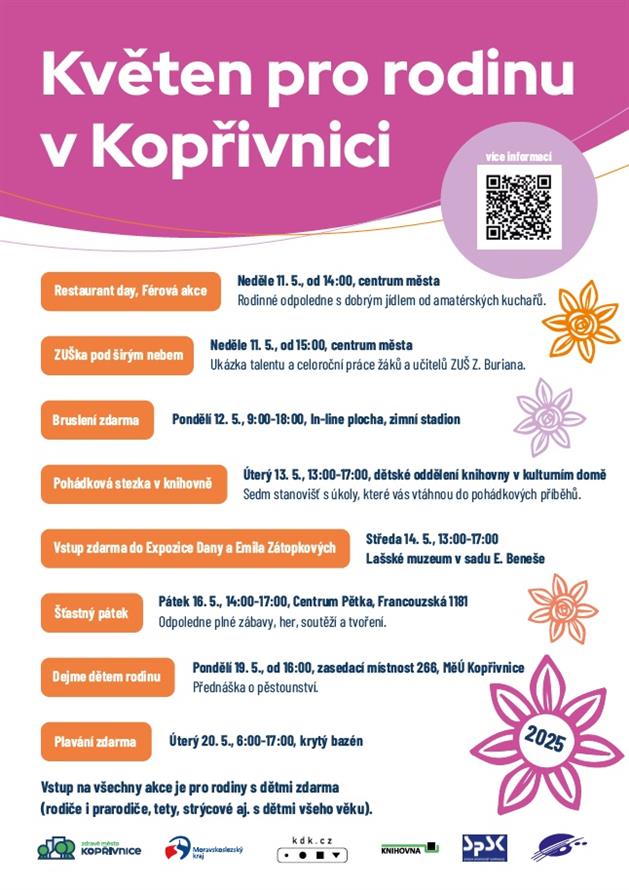 Květen pro rodinu v Kopřivnici - plakát