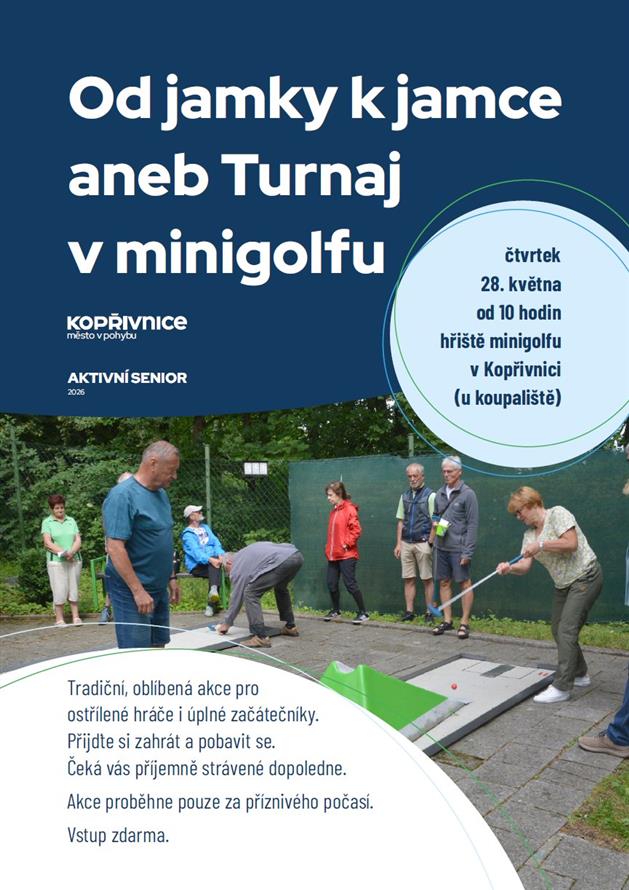 Plakát - Od jamky k jamce aneb Turnaj v minigolfu