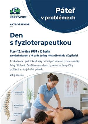 Plakát - Den s fyzioterapeutkou