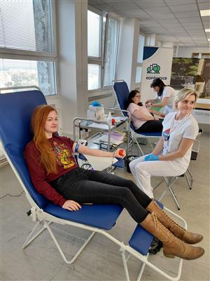 Daruj krev se Zdravým městem Kopřivnice - mobilní odběrový tým na radnici, březen 14