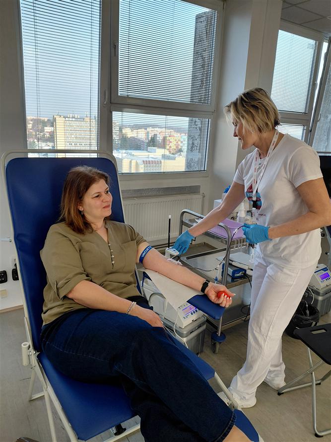 Daruj krev se Zdravým městem Kopřivnice - mobilní odběrový tým na radnici, březen 12