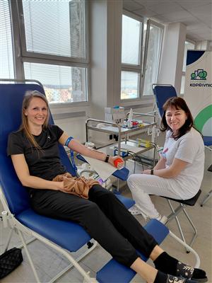 Daruj krev se Zdravým městem Kopřivnice - mobilní odběrový tým na radnici, březen 5