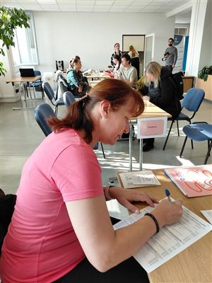 Daruj krev se Zdravým městem Kopřivnice - mobilní odběrový tým na radnici, březen 4