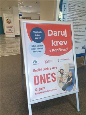 Daruj krev se Zdravým městem Kopřivnice - mobilní odběrový tým na radnici II 6