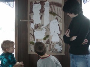 Zvláštní cenu za své výtvarné zpracování pověstí si vysloužily také děti z Mateřské školy na ulici Ignáce Šustaly v Kopřivnici.<br/>
FOTO: DANA HOĎÁKOVÁ