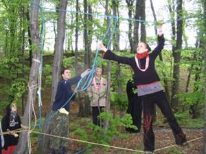 Lanové aktivity byly stěžejním tématem podzimní Lancády v minulém roce, která se uskutečnila v prostorách turistické základny DDM na Kletné u Suchdola nad Odrou. <br/>                    
FOTO: ARCHIV DDM