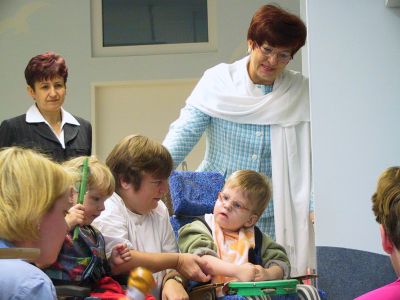 Jaroslava Wenigerová, náměstkyně hejtmana Moravskoslezského kraje, navštívila Dětské centrum.<br/>                                   
FOTO: DAVID MACHÁČEK
