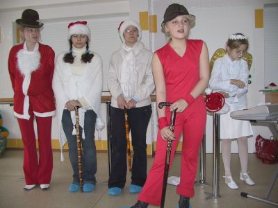 Vystoupení dětí z družebního města Myszkowa zpestřilo předvánoční období v Dětském centru.<br/>                                              
FOTO: ILONA HOFFMANNOVÁ

