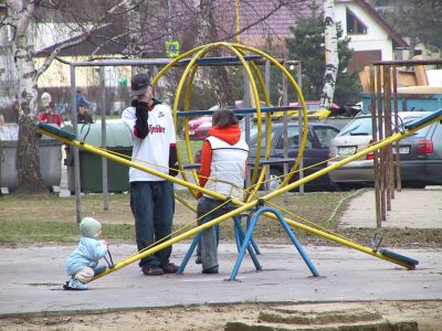 Dětská hřiště se letos nedočkají větších úprav. Město má v rozpočtu pouze sto tisíc korun, což stačí jen na opravy.<br/>                   
FOTO: DAVID MACHÁČEK
