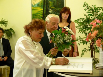 Manželé Kotalovi si svatební obřad zopakovali po šedesáti letech u příležitosti diamantové svatby.
FOTO: ILONA HOFFMANNOVÁ