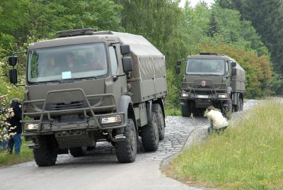 Se zkouškami nového typu pojmenovaného T810 jsou v Tatře na výsost spokojení. Od poloviny měsíce začne šest vozů testovat také armáda, která si je objednala.<br/>           
FOTO: DAVID MACHÁČEK
