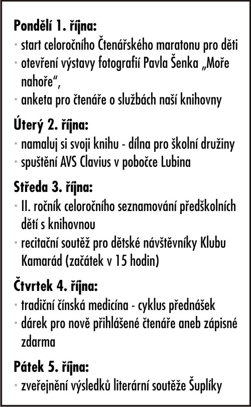 Týden knihoven.