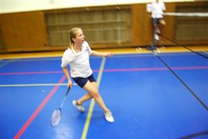 Pavla Janošová byla již tradičně oporou kopřivnického badmintonového družstva v utkáních druhé celostátní ligy.<br/>                                                                                     
FOTO: ONDŘEJ ZAPLETAL
