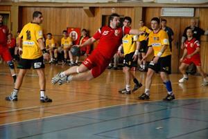 Ani devět branek Jiřího Gřese nestačilo k tomu, aby kopřivničtí házenkáři na domácí palubovce porazili celek z Jičína.<br/>                                                                                   
FOTO: DAVID MACHÁČEK
