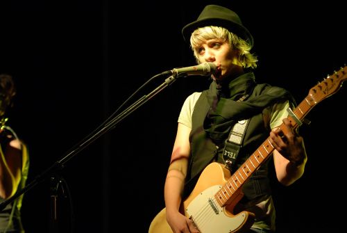 Aneta Langerová při svém předvánočním koncertu v kopřivnickém kulturním domě zpívala své hity, ale i koledy.<br/>                                                                                                        
FOTO: DAVID MACHÁČEK
