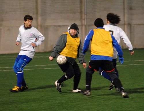 Fotbalový A tým Kopřivnice porazil v novojičínském turnaji na umělé trávě 6:0 Mořkov. <br/>FOTO: DAVID MACHÁČEK