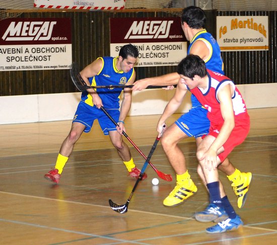 Kopřivničtí Vikingové vstoupí tuto sobotu ve své hale do první florbalové ligy zápasem s Počenicemi, bojovným nováčkem soutěže.<br/>
FOTO: ARCHIV
