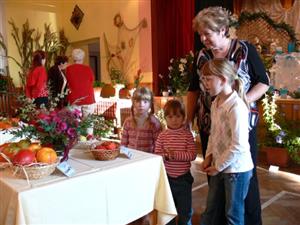 Třídenní výstava Klubu zahrádkářů Kateřinice přilákala přes tři stovky návštěvníků, v úterý si ji naposledy šly prohlédnout děti z mateřské a základní školy.
FOTO: ILONA MAZALOVÁ