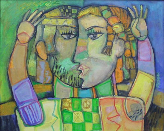 Obrazy malířky Mimozy Botsin budou v následujících týdnech zdobit suterénní Galerii ve vile. Původem bulharská výtvarnice zde vystaví soubor Jižní horizont.
FOTO: DAVID MACHÁČEK