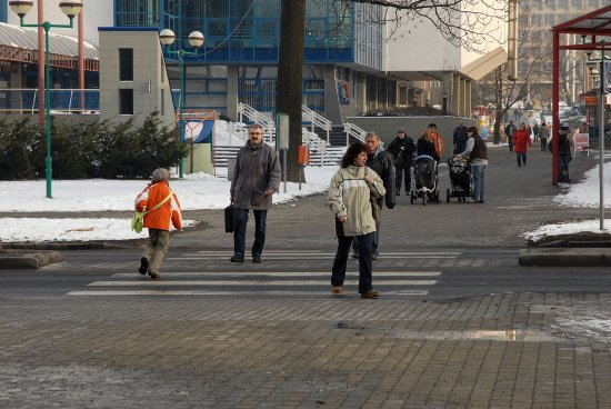 Přechod u Technického muzea je podle průzkumu nejfrekventovanější ve městě. Během odpolední špičky jím projde zhruba sedm set lidí za hodinu.
FOTO: DAVID MACHÁČEK