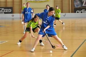 Děvčata z Uherského Brodu porazila ve finále Orion Florbal Cupu Horšovský Týn 4:1, a vybojovala tak třetí republikový triumf v řadě. 
FOTO: J. FEILHAUEROVÁ