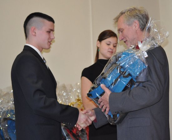 Oceněný hokejista Patrik Bartošák.
FOTO: JANA FEILHAUEROVÁ