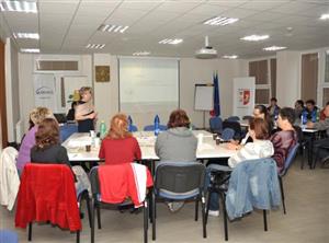 Minulý týden se po roce sešli lidé, kteří se zapojili do přípravy Komunitního plánu sociálních služeb, aby zhodnotili, jak se ho daří plnit.
FOTO: DANA HOĎÁKOVÁ