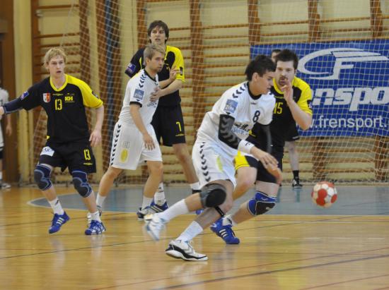 V základní části ZUBR Extraligy házené Kopřivnice Plzeň neporazila, v domácím utkání play-off ano, ale na postup do boje o 5. - 6. místo to nestačilo. 
FOTO: JANA FEILHAUEROVÁ