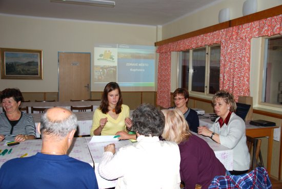 Senioři v Mniší se během diskuze nejen seznámili s pojmy Zdravého města, ale získali i informace o připravovaných aktivitách na nejbližší období.
FOTO: D. HOĎÁKOVÁ
