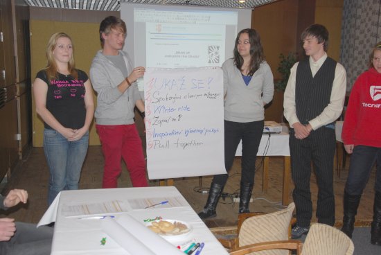 Členové dětského zastupitelstva prezentovali svých šest priorit, které by rádi ve spolupráci s městem zrealizovali.
FOTO: DANA HOĎÁKOVÁ