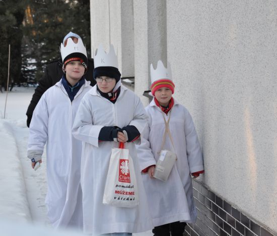 Ještě do konce týdne se budou v ulicích města pohybovat skupiny tříkrálových koledníků.
FOTO: DANA HOĎÁKOVÁ