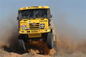 Tatru Aleše Lopraise bylo na letošním Dakaru hodně vidět, nicméně ani letos synovec legendárního Karla Lopraise náročný závod nedokončil.                                                 
FOTO: LOPRAIS TATRA TEAM