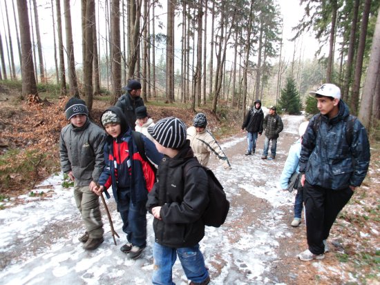 Výšlap na Velký Javorník byl jedním z hlavních lákadel, které na jarní prázdniny připravil pro své klienty Klub Kamarád.
FOTO: KLUB KAMARÁD