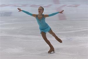 Krasobruslařka FSC Kopřivnice Michaela Milčinská vybojovala v Canazei, kde se jel finálový závod Evropského poháru mládeže, dvanáctou příčku v kategorii dívek r. 1999. 
FOTO: ARCHIV FSC