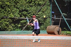 Hráčka TC Kopřivnice Sindy Rašková. 
FOTO: J. FEILHAUEROVÁ