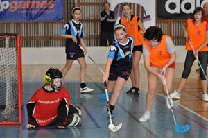 Dívky kopřivnické Základní školy Emila Zátopka dokázaly ve skupině celek oderské ZŠ Pohořská porazit, ve finále okresního kola Orion Florbal Cupu mu ale podlehly.
FOTO: JANA FEILHAUEROVÁ