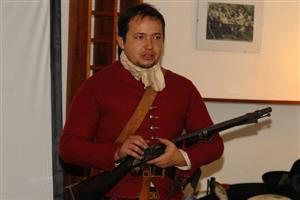 Součástí přednášky o portáších bylo také představení výzbroje a výstroje tohoto bezpečnostního sboru, který chránil Moravu dvě století.
FOTO: DAVID MACHÁČEK