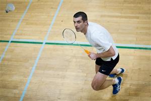 Na čtvrtém místě smíšeného kopřivnického badmintonového A týmu v I. lize se podílel i Marek Václavík.
FOTO: TOMÁŠ DAVID