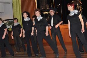 Na závěr doprovodného programu vystoupili na Jarním seniorském odpoledni také sami senioři se svými tanci v řadě.
FOTO: DANA HOĎÁKOVÁ