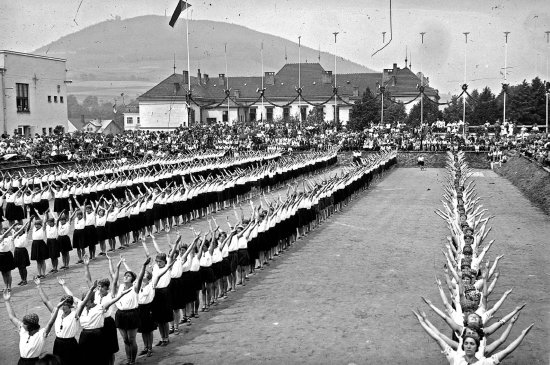 Krajský slet Sokola v Kopřivnici v roce 1931.
FOTO: ARCHIV MUZEUM FOJTSTVÍ