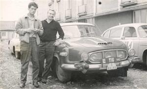 Posádka Čechmánek - Mohyla krátce před startem závodu „Rallye Vltava“.
FOTO: ARCHIV