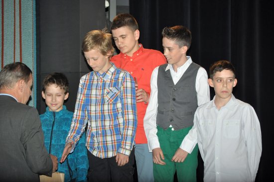 Mezi oceněnými sportovci Kopřivnice za rok 2013 byla i štafeta jedenáctiletých plavců ve složení Jiří a Jan Tomanovi, Jiří Karásek, Jan Frýdl a Radovan Lakomý.
FOTO: KRISTINA ČABLOVÁ