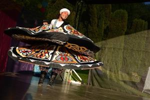 Egyptský tanečník Osama Mimi Farag svým vystoupením nadchl publikum sedmého ročníku Šostýnské Venuše. Kromě něj ale program přinesl desítky dalších tanečních vystoupení. 
FOTO: DAVID MACHÁČEK