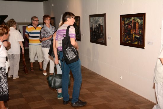 Výstava v novojičínském zámku nabízí kolekci obrazů Josefa Treuchela, která je průřezem jeho tvorbou od studentských let až do konce malířova života.
FOTO: DAVID MACHÁČEK