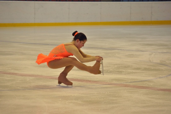 Marice Demlové (FSC Kopřivnice) se volná jízda vcelku povedla a na VC Kopřivnice obsadila v kategorii nejmladších žaček 17. příčku. 
FOTO: KRISTINA ČABLOVÁ