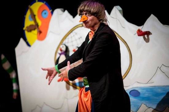 Jiří Bilbo Reidinger v neděli vystoupí pro kopřivnické děti v roli klauna Pingu.
FOTO: VOJTĚCH BRTNICKÝ